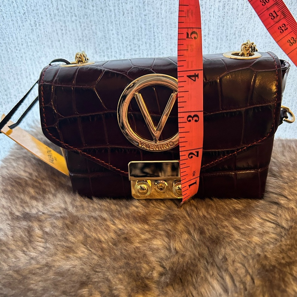 Valentino Croc-Embossed Crossbody Bag - Picture 3 of 12